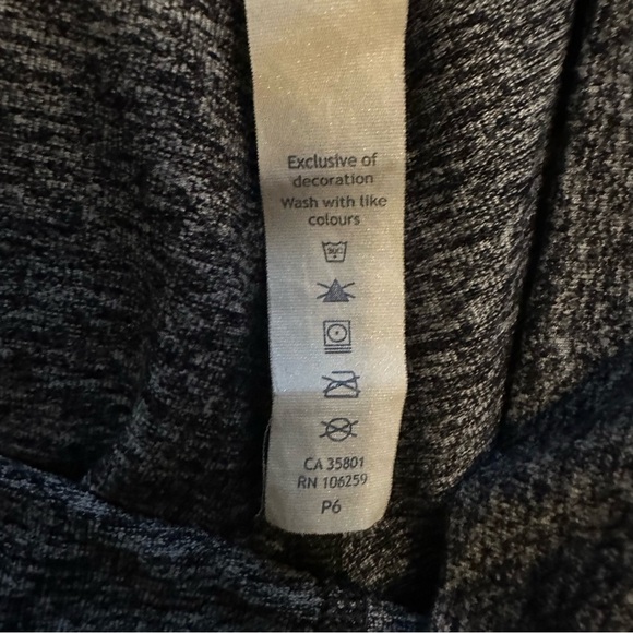 Lululemon Wunder Under Hi-Rise Tight 28 Heathered Black size 10 - Picture 9 of 10